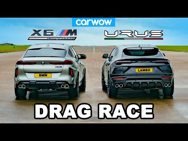 Lamborghini Urus v BMW X6M - DRAG RACE