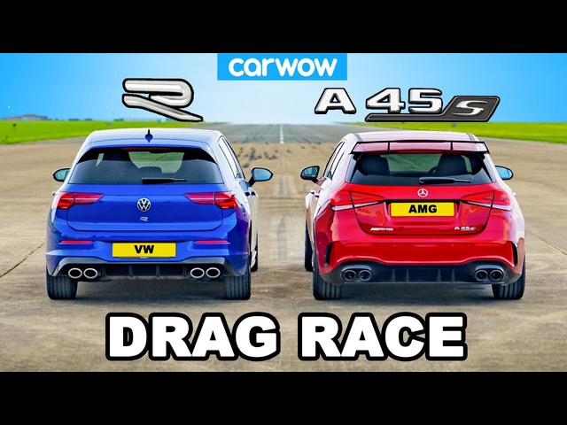 New VW Golf R vs AMG A45 - DRAG RACE *The Truth!*