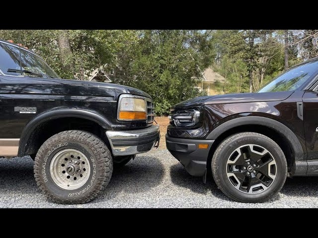 Would You Rather: 2021 Bronco Sport Outer Banks or 1993 Bronco Eddie Bauer?
