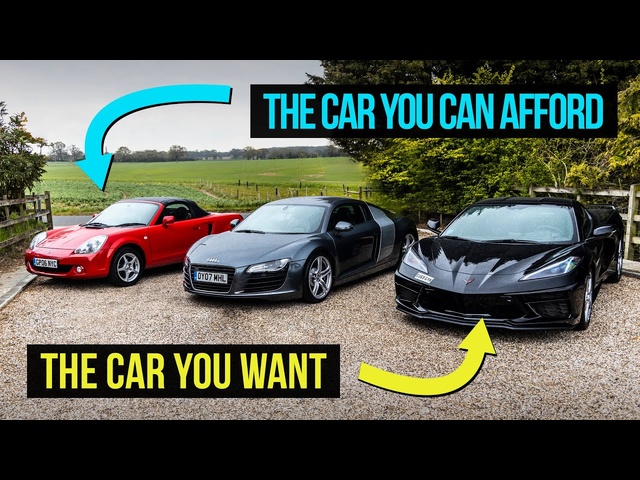 £2000 MR2 Vs £35,000 R8 Vs £100,000 Stingray C8