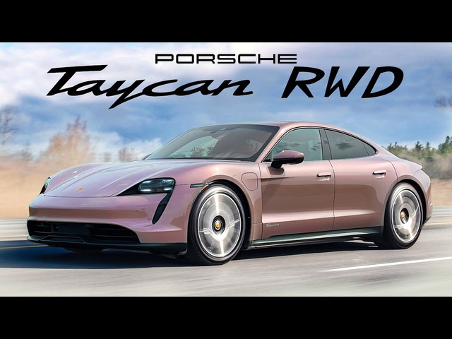 2021 Porsche Taycan RWD Review - DRIFTS!