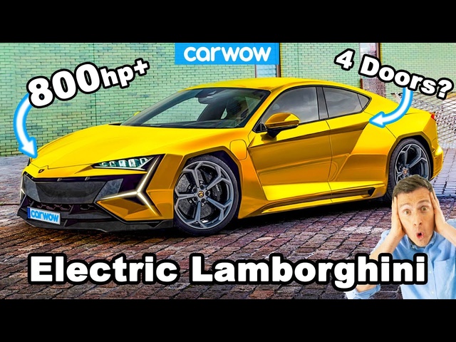 New Lamborghini 800hp ELECTRIC CAR - what you need to know!