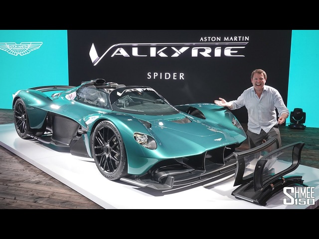 New Aston Martin VALKYRIE SPIDER! First Look and Roof Installation Process