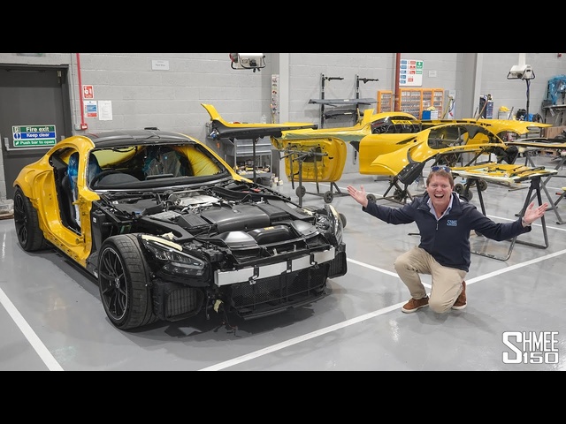 PAINTING My AMG GT Black Series! Transformation to Solarbeam