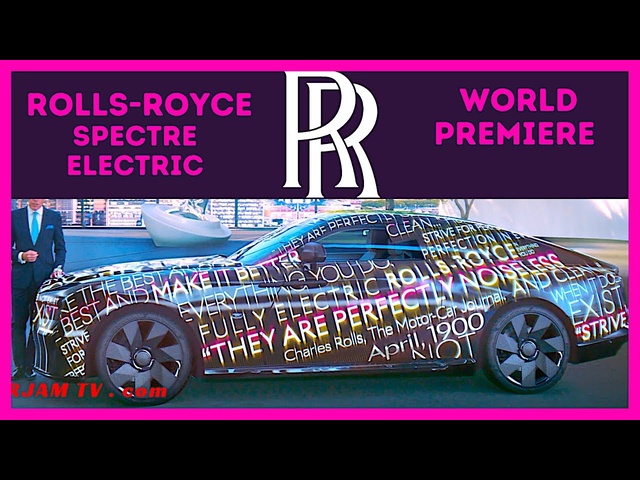 2023 Rolls-Royce Spectre Electric World Premier New Electric Rolls-Royce Wraith Video 4K CARJAM 2021