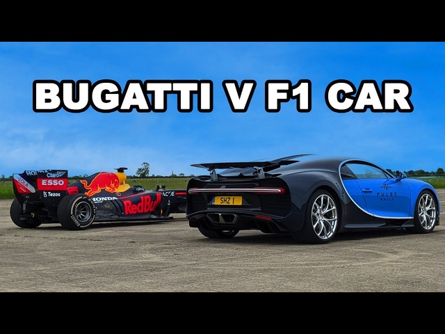 Bugatti v F1 Car: ONE MILE RACE!