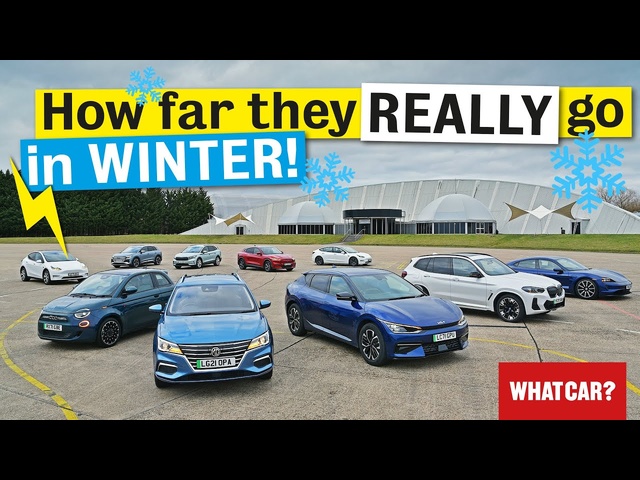 Electric car real-world WINTER range test – FULL RESULTS | Tesla Model Y vs Rivals | What Car?