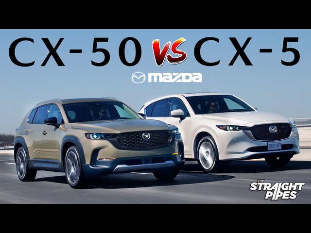 2023 <em>Mazda</em> CX-50 vs CX-5 Review - Which is BETTER?