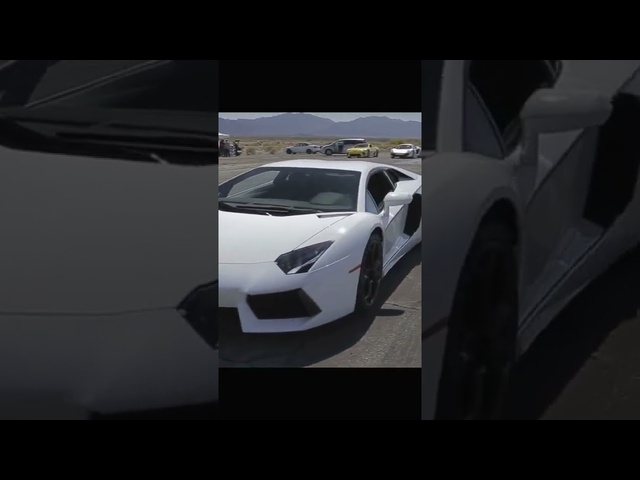 Drag Race: Bugatti vs Lamborghini! | MotorTrend #shorts