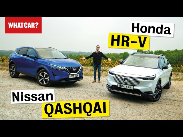 Honda HR-V vs Nissan Qashqai review – hybrid & mild hybrid SUV comparison | What Car?