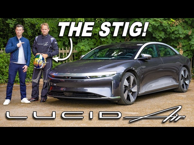 THE STIG and I test drive the 1,050hp Lucid Air!