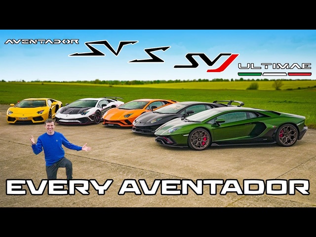 Lamborghini Aventador generations 0-60mph and 1/4 mile tested!