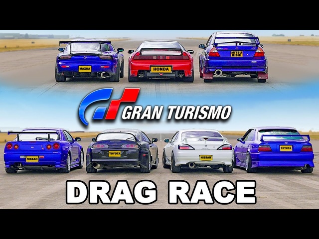 Gran Turismo DRAG RACE... In real life!