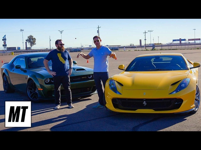 Ferrari 812 Superfast vs Dodge Challenger Hellcat Redeye - Head 2 Head S10 Ep 108 FULL EPISODE