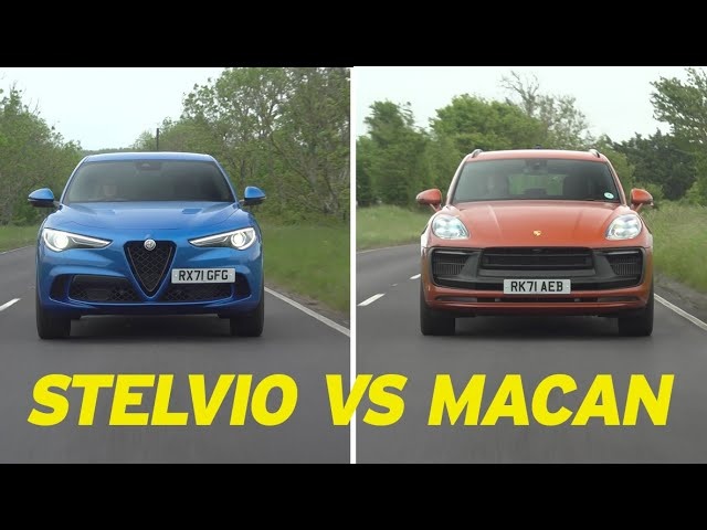 Porsche Macan GTS vs Alfa Romeo Stelvio Quadrifoglio | Super SUV shootout | Autocar