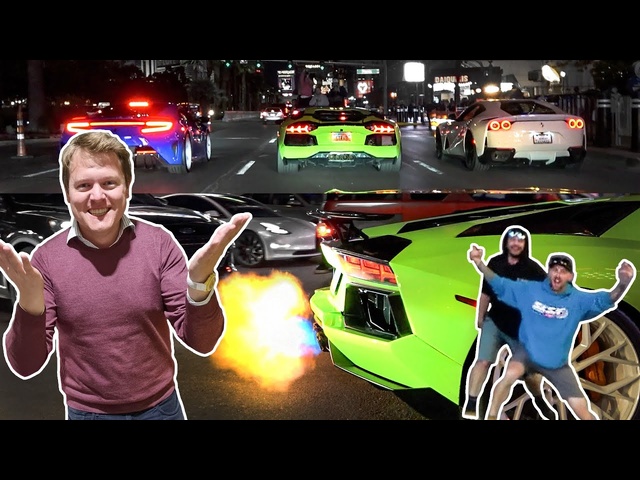 TAKEOVER! INSANE REACTIONS in Las Vegas with TheStradman's New Look Aventador