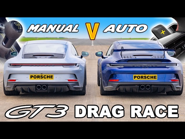 <em>Porsche</em> 911 GT3 Manual v PDK: DRAG RACE