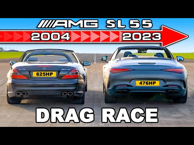 New AMG SL 55 vs old AMG SL 55: DRAG RACE