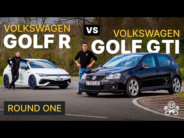 VW Golf R Mk8 vs our Golf GTI Mk5 - ROUND 1 | PH Project Car Pt.2