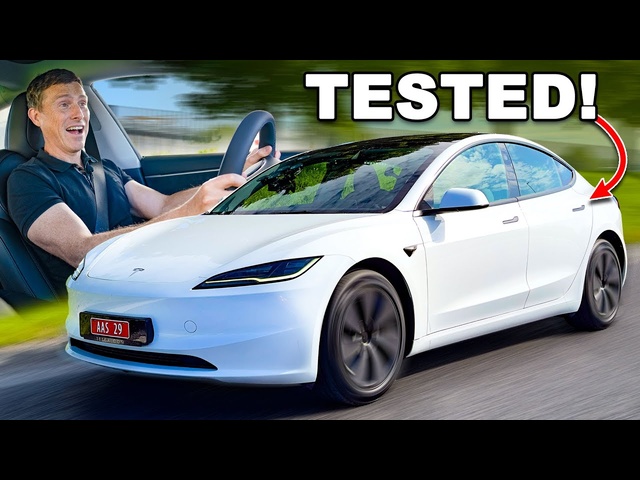 I drive the new Tesla Model 3!