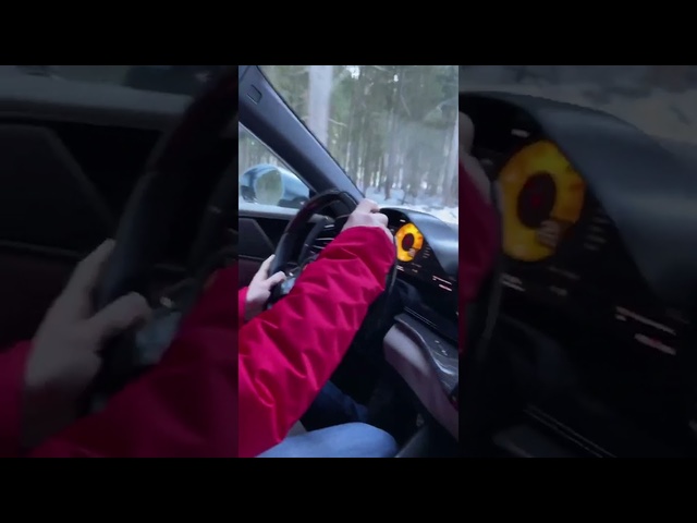 New <em>Ferrari</em> Purosangue in Snow!