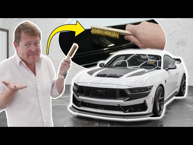 DAMAGING MY NEW CAR!? Mustang Dark Horse SCRATCH TEST