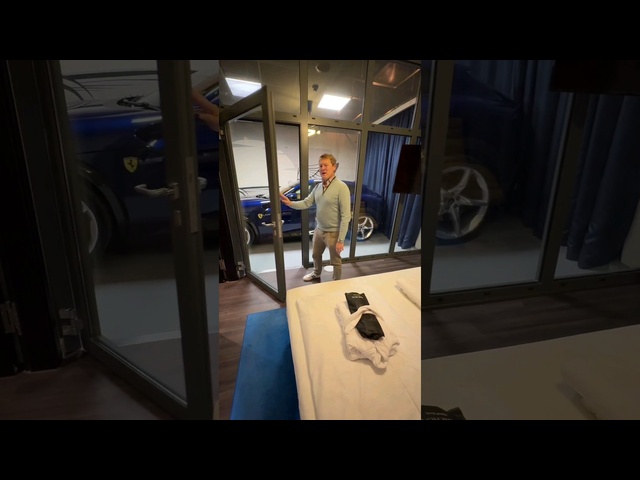 A petrolhead’s perfect hotel room! ????