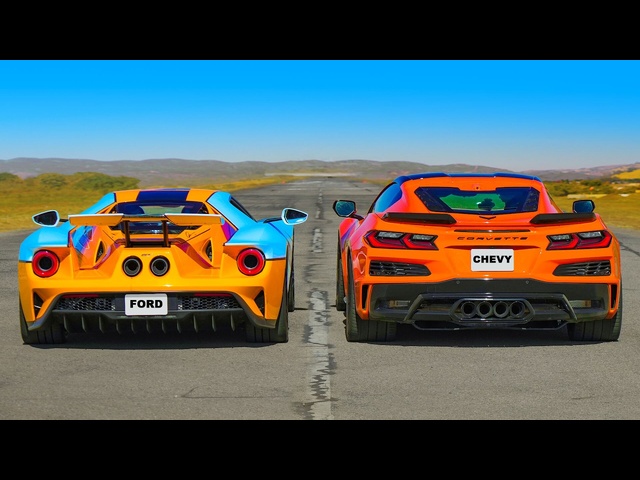 Ford GT v <em>Corvette</em> Z06: DRAG RACE