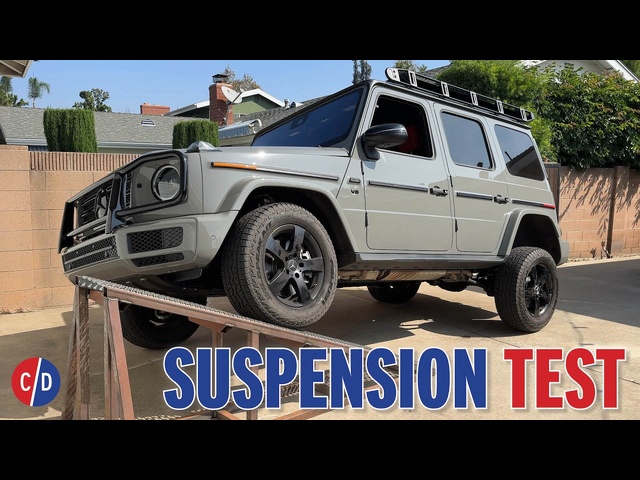 Does The Mercedes-Benz G550 Professional Have What It Takes To Perform Off-Road? C/D Suspension Test