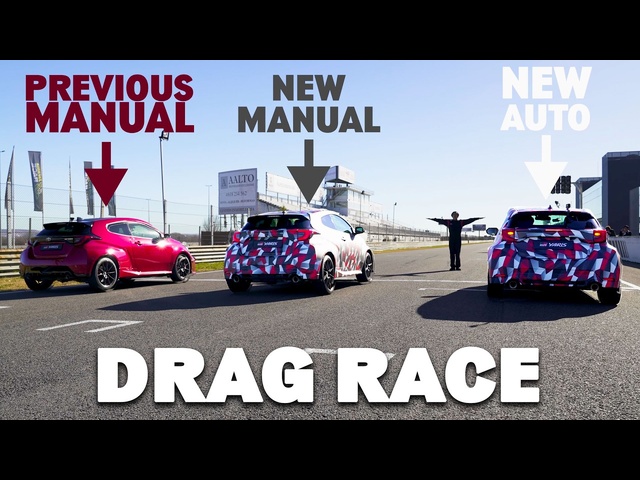 NEW Toyota GR Yaris: DRAG RACE, track-test & review!