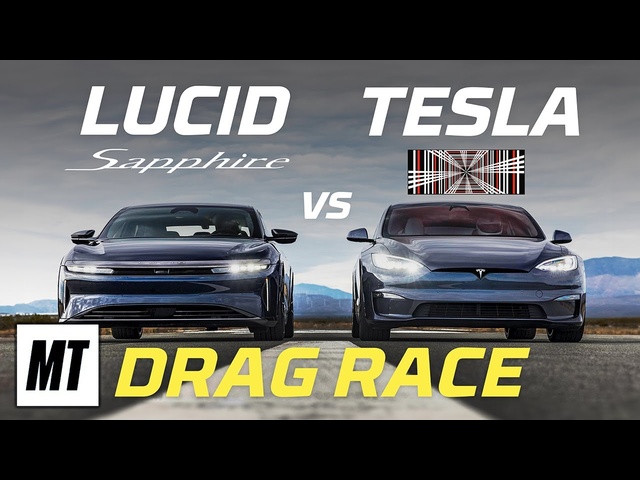 Fastest Cars We EVER Tested - INSANE Lucid Air Sapphire vs Tesla Plaid 1/2 Mile Drag Race | 2200+ HP