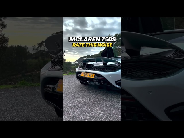Rate the sound of this McLaren 750S ????