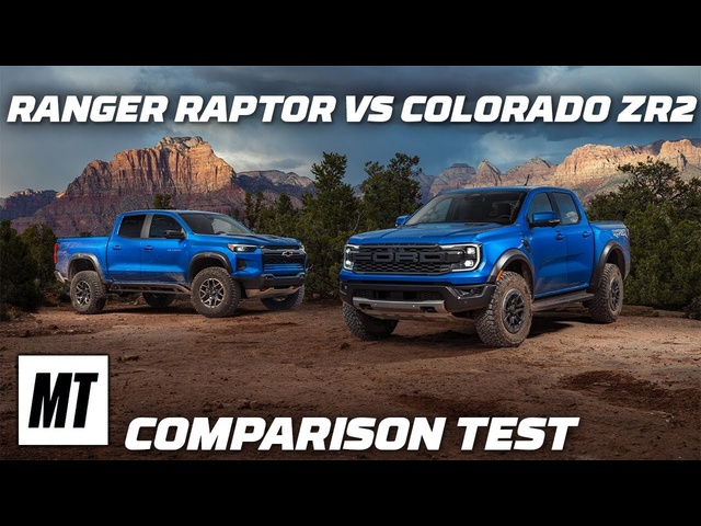 2024 Ford Ranger Raptor vs. 2024 Chevy Colorado ZR2 Off-Road Comparison | MotorTrend