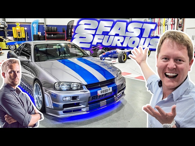 JDM ICON! Paul Walker's R34 Skyline from Fast and Furious at The Shmuseum
