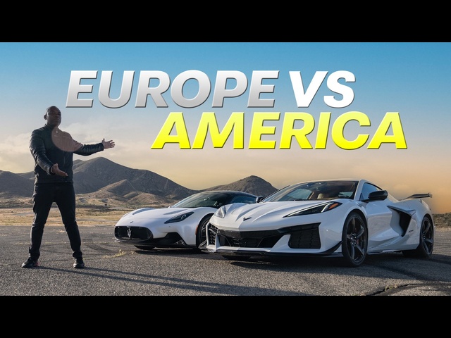 <em>Maserati</em> MC20 vs Corvette Z07: Europe vs USA Track Showdown | 4K