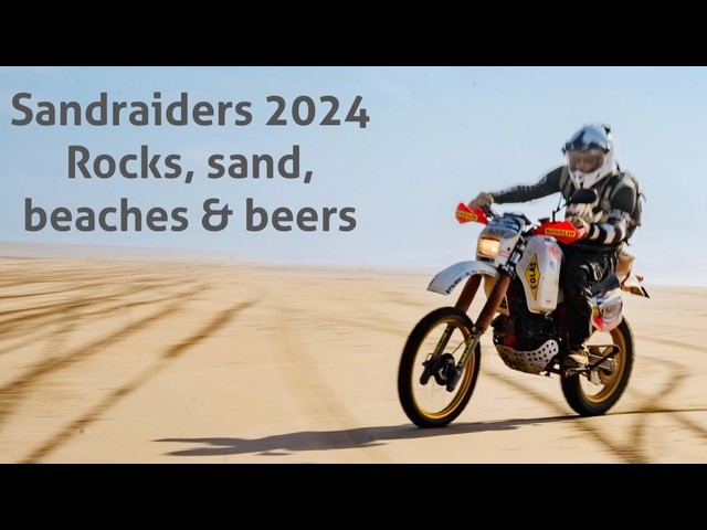 Sandraiders 2024 Special. 154 riders tackle 1400km of Paris Dakar tracks on '80s desert bikes
