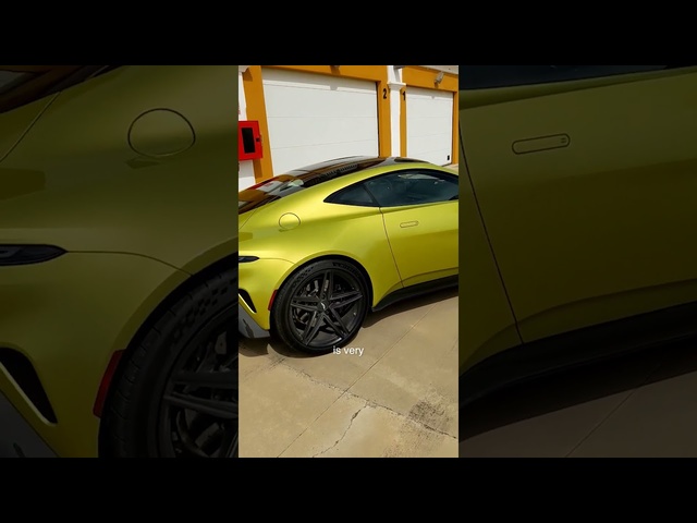 A quick walkaround of the new Aston Martin Vantage. ????‍♂️ #CarThrottle #shorts