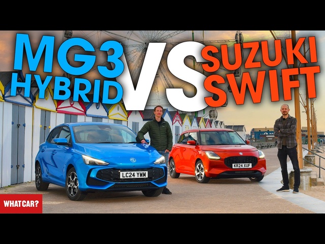 NEW MG3 vs Suzuki Swift review – does full hybrid beat mild hybrid?? | What Car?