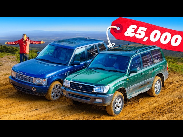 Toyota Land Cruiser vs Range Rover: OFF-ROAD RACE!