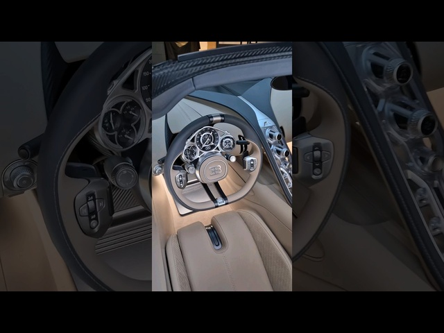 The Bugatti Tourbillon interior, like the finest high-end watch! ????????