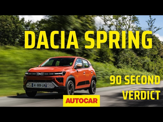 Dacia Spring .:. 90 Second Review of £15k EV