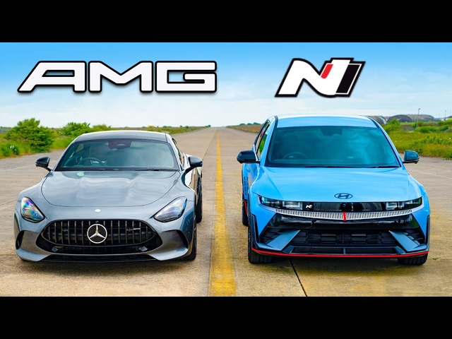 Mercedes-AMG GT v <em>Hyundai</em> IONIQ 5 N: DRAG RACE