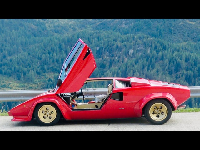 Lamborghini Countach Euro tour part 2. Switzerland to Italy via Andermatt & the Gottard Pass